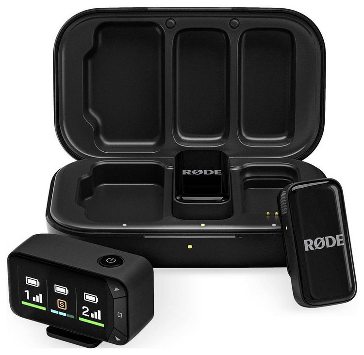 Produktbild: Rode Ansteck Mikrofon-Set Wireless Micro Camera Kit &Uuml;bertragungsart (Details):Funk, Kabellos Blitzschuh-Montage, inkl. Kabel