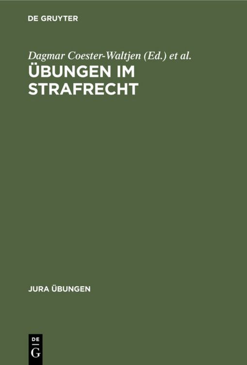 Produktbild: &Uuml;bungen im Strafrecht