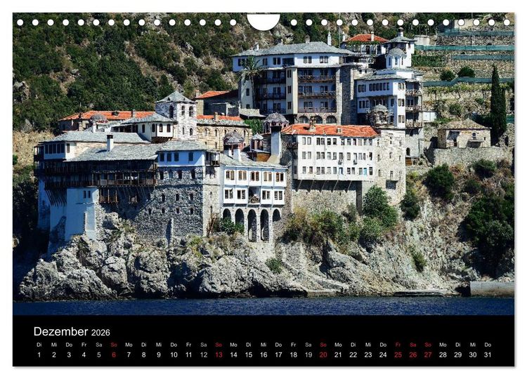 Produktbild: Chalkidiki: Kassandra, Sithonia, Athos (Wandkalender 2026 DIN A4 quer), CALVENDO Monatskalender