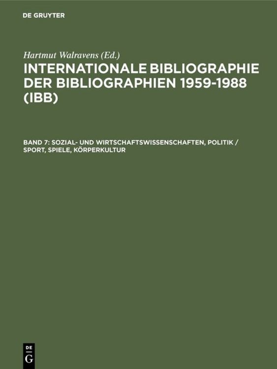 Produktbild: Sozial- und Wirtschaftswissenschaften, Politik / Sport, Spiele, K&ouml;rperkultur
