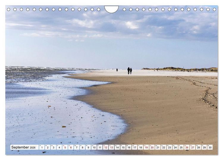 Produktbild: Inselbilder Amrum (Wandkalender 2026 DIN A4 quer), CALVENDO Monatskalender