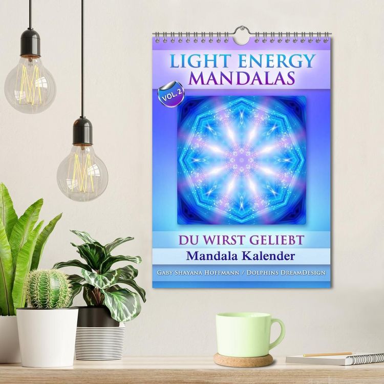 Produktbild: Light Energy Mandalas - Kalender - Vol. 2 (Wandkalender 2027 DIN A4 hoch), CALVENDO Monatskalender