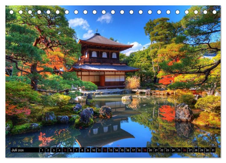 Produktbild: Japan. Impressionen (Tischkalender 2026 DIN A5 quer), CALVENDO Monatskalender