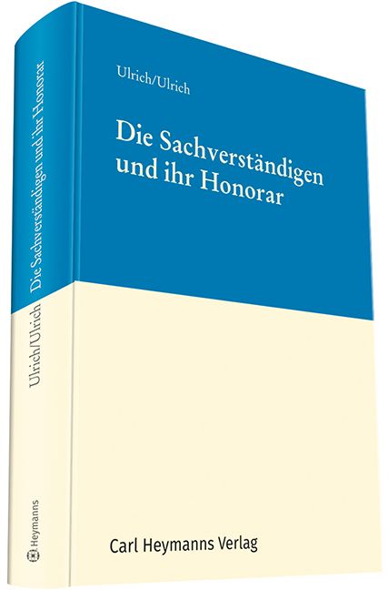 Produktbild: Die Sachverst&auml;ndigen und ihr Honorar