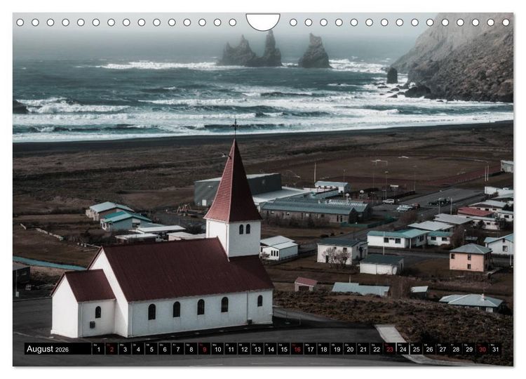 Produktbild: Island. Ein Land f&uuml;r Entdecker und Abenteurer. (Wandkalender 2026 DIN A4 quer), CALVENDO Monatskalender