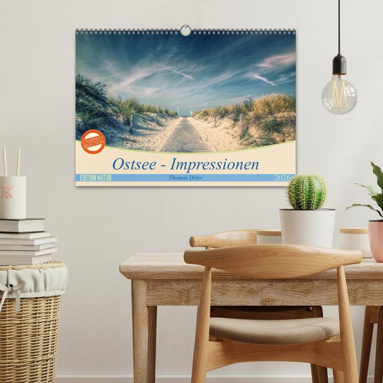 Produktbild: Ostsee - Impressionen (Wandkalender 2026 DIN A3 quer), CALVENDO Monatskalender