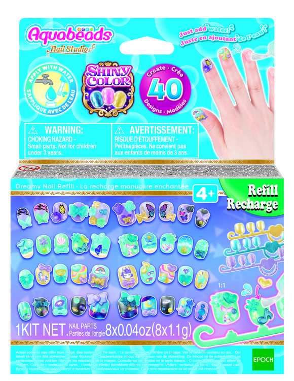 Produktbild: Fingern&auml;gel Nachf&uuml;llset Blau-Gr&uuml;n