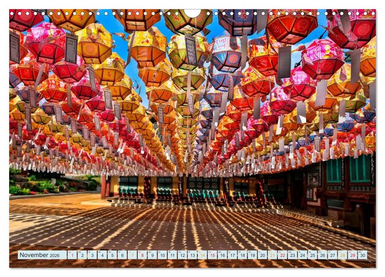 Produktbild: S&uuml;dkorea - Hightech und viel Tradition (Wandkalender 2026 DIN A3 quer), CALVENDO Monatskalender