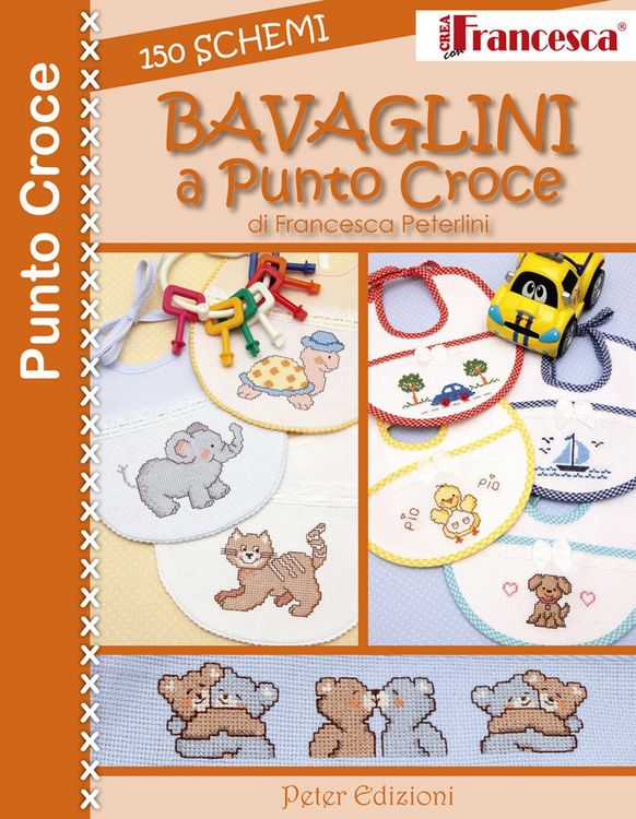 Produktbild: Bavaglini a punto croce. 150 schemi