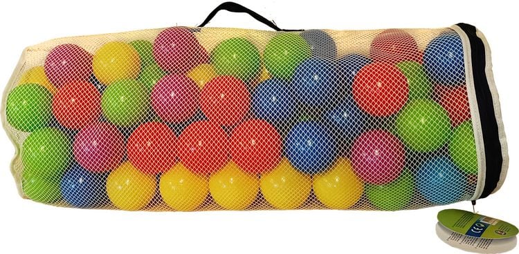 Produktbild: Outdoor active B&auml;lle f&uuml;r B&auml;llebad, im Netz, 100 St&uuml;ck