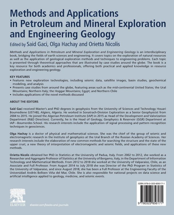 Produktbild: Methods and Applications in Petroleum and Mineral Exploration and Engineering Geology