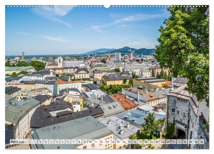 Produktbild: SALZBURG Blicke auf die Mozartstadt (hochwertiger Premium Wandkalender 2026 DIN A2 quer), Kunstdruck in Hochglanz