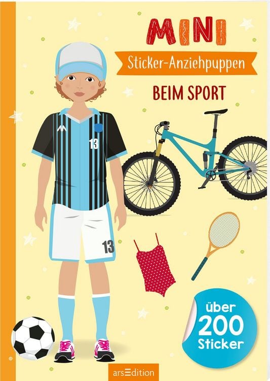 Produktbild: Mini-Sticker-Anziehpuppen &ndash; Beim Sport