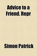Produktbild: Advice to a Friend. Repr