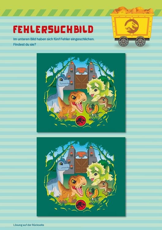 Produktbild: Jurassic World Explorers: Abenteuerlicher R&auml;tselspa&szlig;
