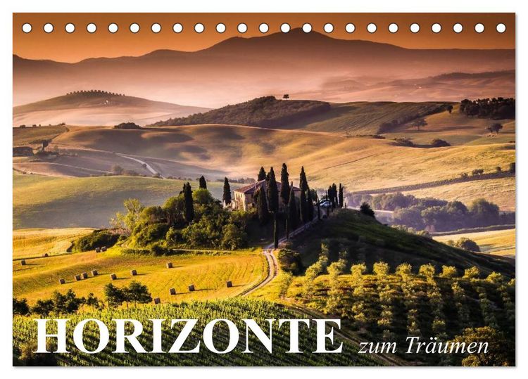 Produktbild: Horizonte zum Tr&auml;umen (Tischkalender 2026 DIN A5 quer), CALVENDO Monatskalender