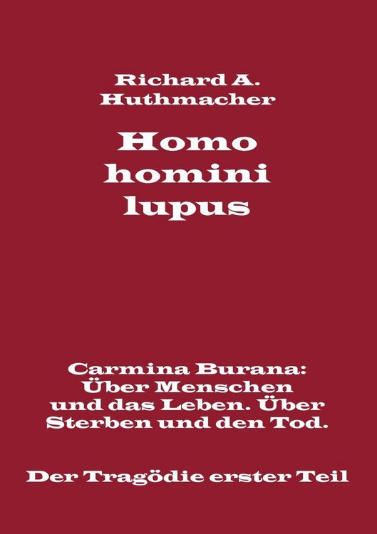 Produktbild: Homo homini lupus. Der Trag&ouml;die erster Teil