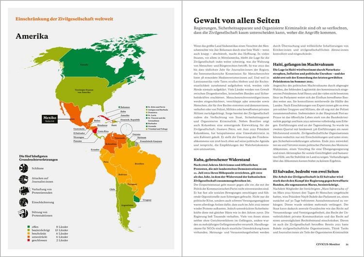 Produktbild: Atlas der Zivilgesellschaft 2023: Gef&auml;hrlicher Beistand