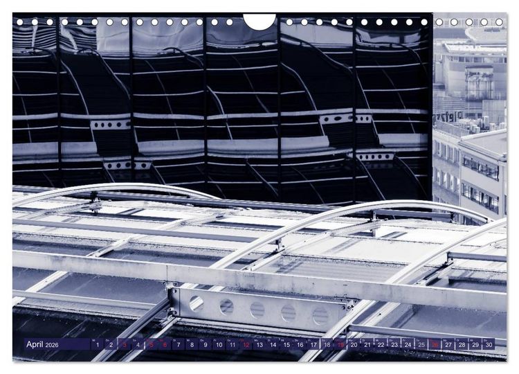 Produktbild: Abstrakte Architektur (Wandkalender 2026 DIN A4 quer), CALVENDO Monatskalender