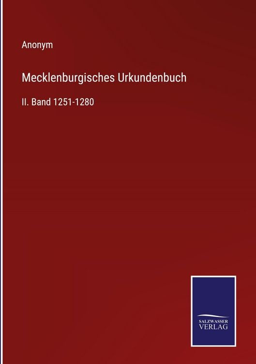 Produktbild: Mecklenburgisches Urkundenbuch