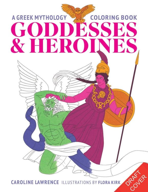 Produktbild: Goddesses and Heroines: A Greek Mythology Coloring Book