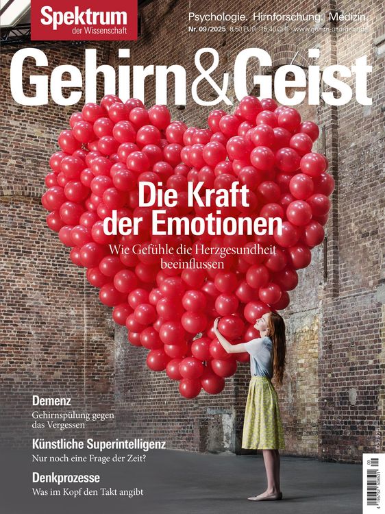 Produktbild: Gehirn&Geist 9/2025 Die Kraft der Emotionen