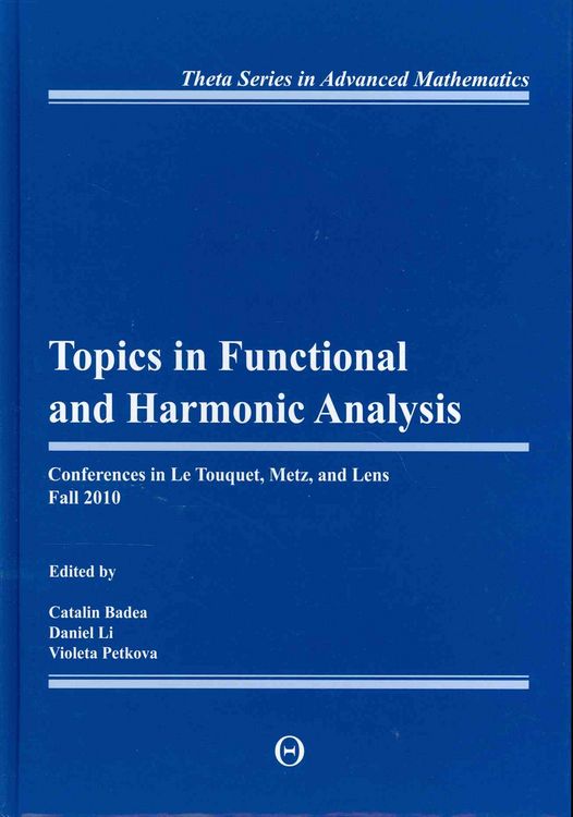 Produktbild: Topics in Functional and Harmonic Analysis