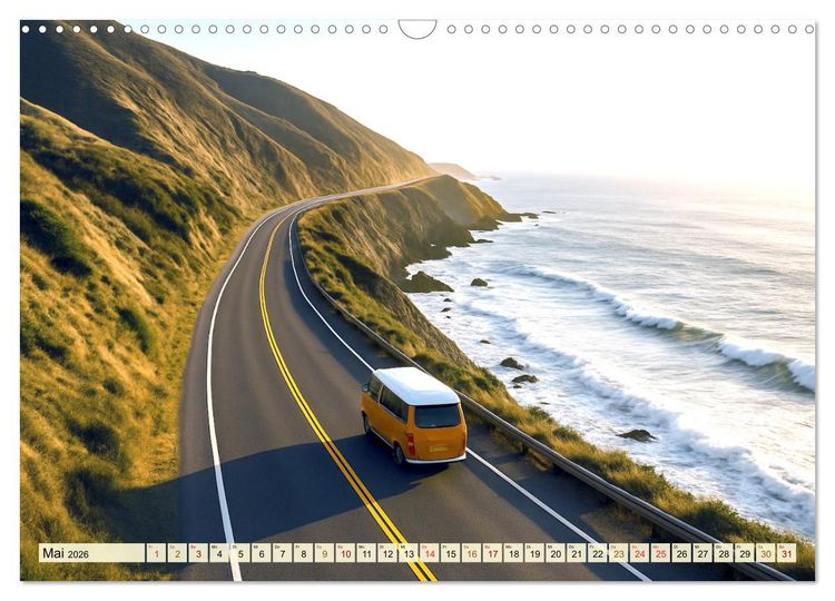 Produktbild: VANLIFE - Dein Weg. Dein Ziel. Dein Zuhause. (Wandkalender 2026 DIN A3 quer), CALVENDO Monatskalender