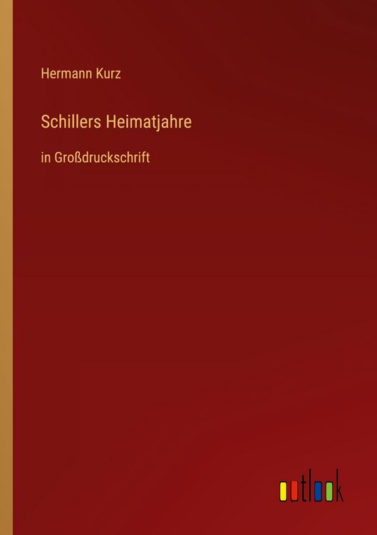 Produktbild: Schillers Heimatjahre