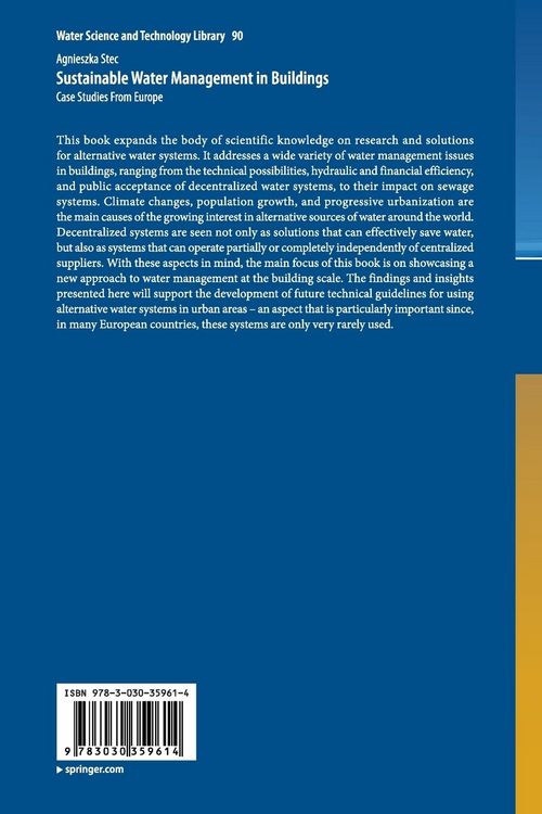 Produktbild: Sustainable Water Management in Buildings