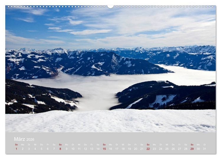 Produktbild: Gr&uuml;&szlig;e aus Zell am See (Wandkalender 2026 DIN A2 quer), CALVENDO Monatskalender