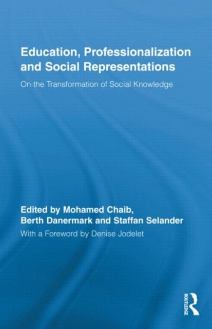Produktbild: Education, Professionalization and Social Representations