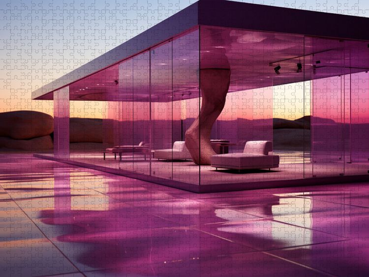 Produktbild: CALVENDO Puzzle Pink Eleganz | 2000 Teile Lege-Gr&ouml;&szlig;e 90x67cm Foto-Puzzle f&uuml;r gl&uuml;ckliche Stunden