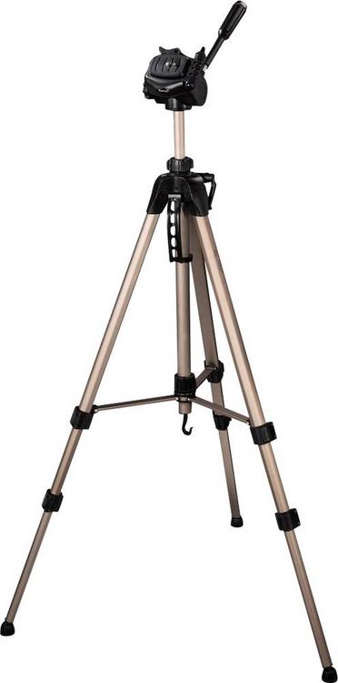Produktbild: Hama Star 63 Dreibeinstativ 1/4 Zoll Arbeitsh&ouml;he=66 - 166 cm Champagner inkl. Tasche, Wasserwaage