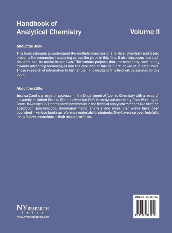 Produktbild: Handbook of Analytical Chemistry