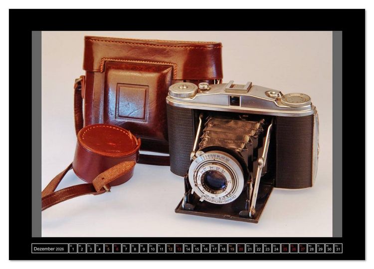 Produktbild: AGFA KAMERA OLDIES Klassische Kameras von 1926 - 1974 (hochwertiger Premium Wandkalender 2026 DIN A2 quer), Kunstdruck in Hochglanz
