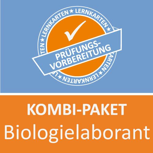 Produktbild: Kombi-Paket Biologielaborant Lernkarten