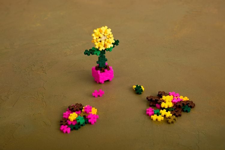 Produktbild: PLUS PLUS - 50 Kreativ Bausteine Sonnenblume