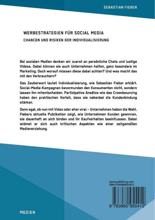 Produktbild: Werbestrategien f&uuml;r Social Media. Chancen und Risiken der Individualisierung