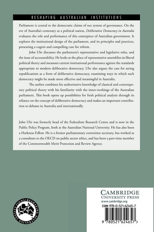 Produktbild: Deliberative Democracy in Australia
