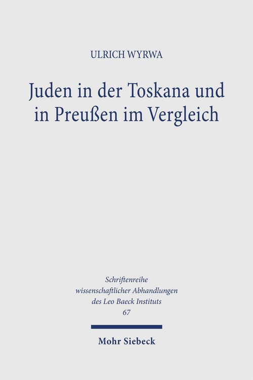 Produktbild: Juden in der Toskana und in Preu&szlig;en im Vergleich