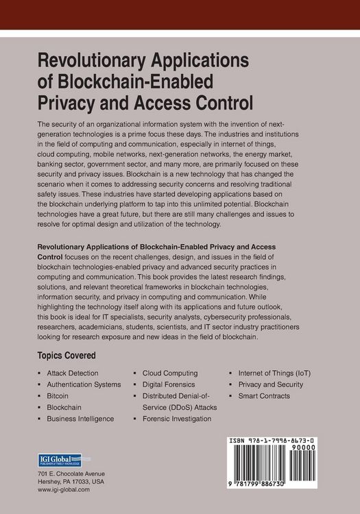 Produktbild: Revolutionary Applications of Blockchain-Enabled Privacy and Access Control