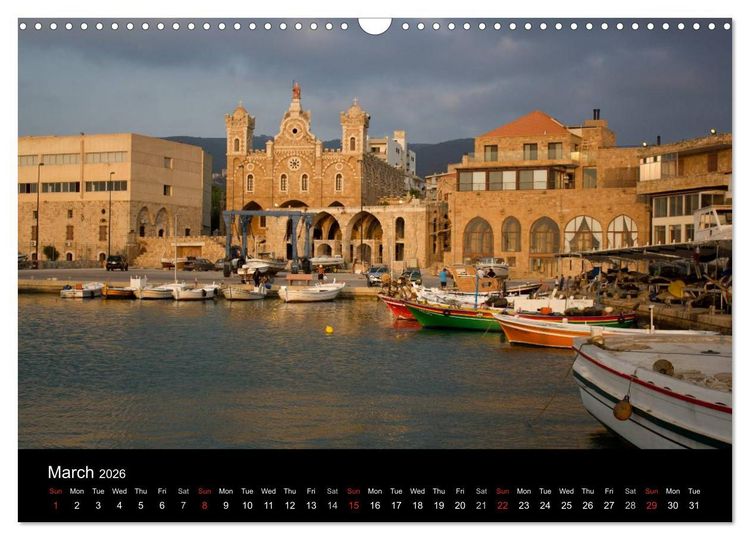 Produktbild: Monuments of Lebanon 2026 (Wall Calendar 2026 DIN A3 landscape), CALVENDO 12 Month Wall Calendar