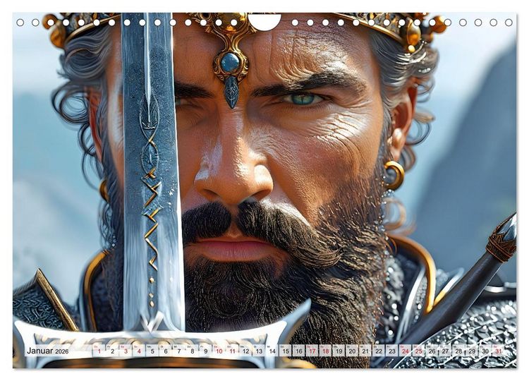 Produktbild: Die Magie des Schwertes (Wandkalender 2026 DIN A4 quer), CALVENDO Monatskalender