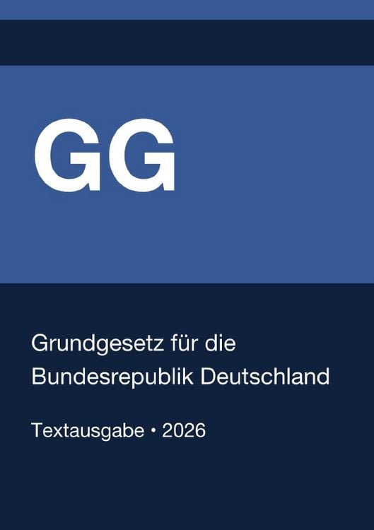 Produktbild: GG &ndash; Grundgesetz f&uuml;r die Bundesrepublik Deutschland 2026
