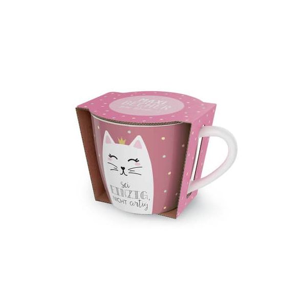 Produktbild: Maxibecher 400ml Katze
