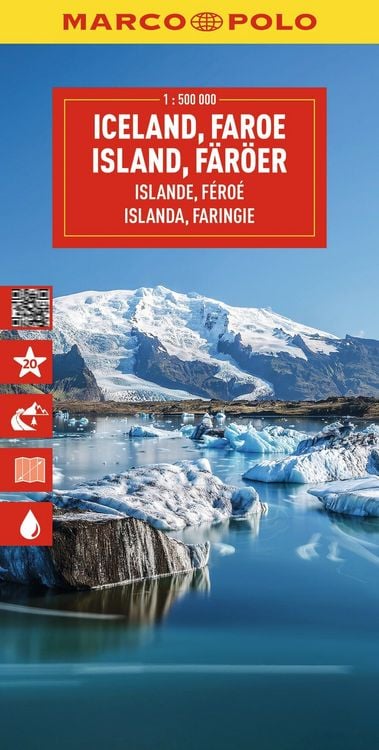 Produktbild: MARCO POLO Reisekarte Island, Far&ouml;er 1:500.000