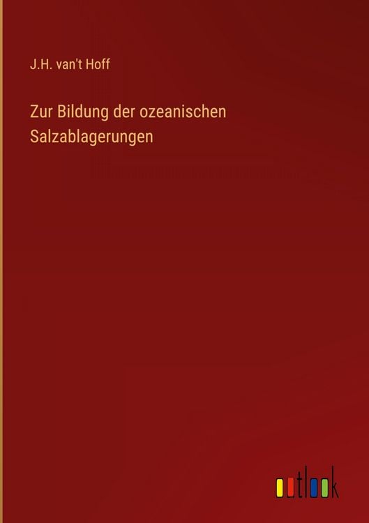 Produktbild: Zur Bildung der ozeanischen Salzablagerungen