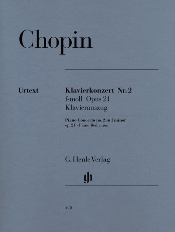 Produktbild: Frédéric Chopin - Klavierkonzert Nr. 2 f-moll op. 21
