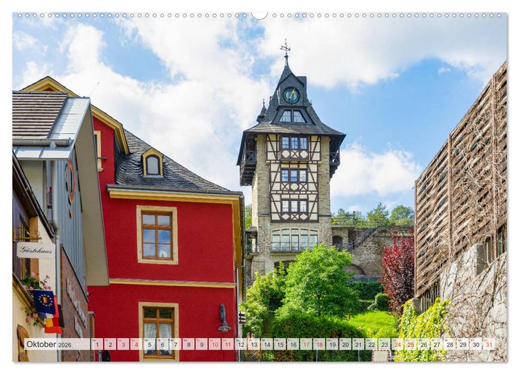 Produktbild: Oberwesel Impressionen (Wandkalender 2026 DIN A2 quer), CALVENDO Monatskalender